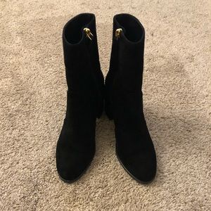Stuart Weitzman Quinn Suede Booties